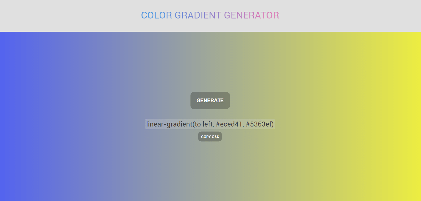 gradient generator